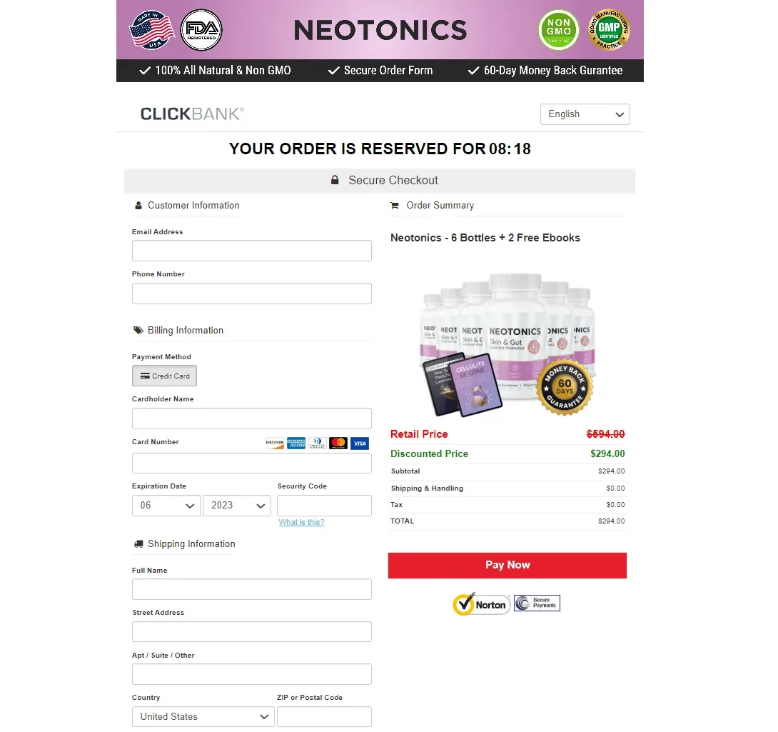 Neotonics order_page